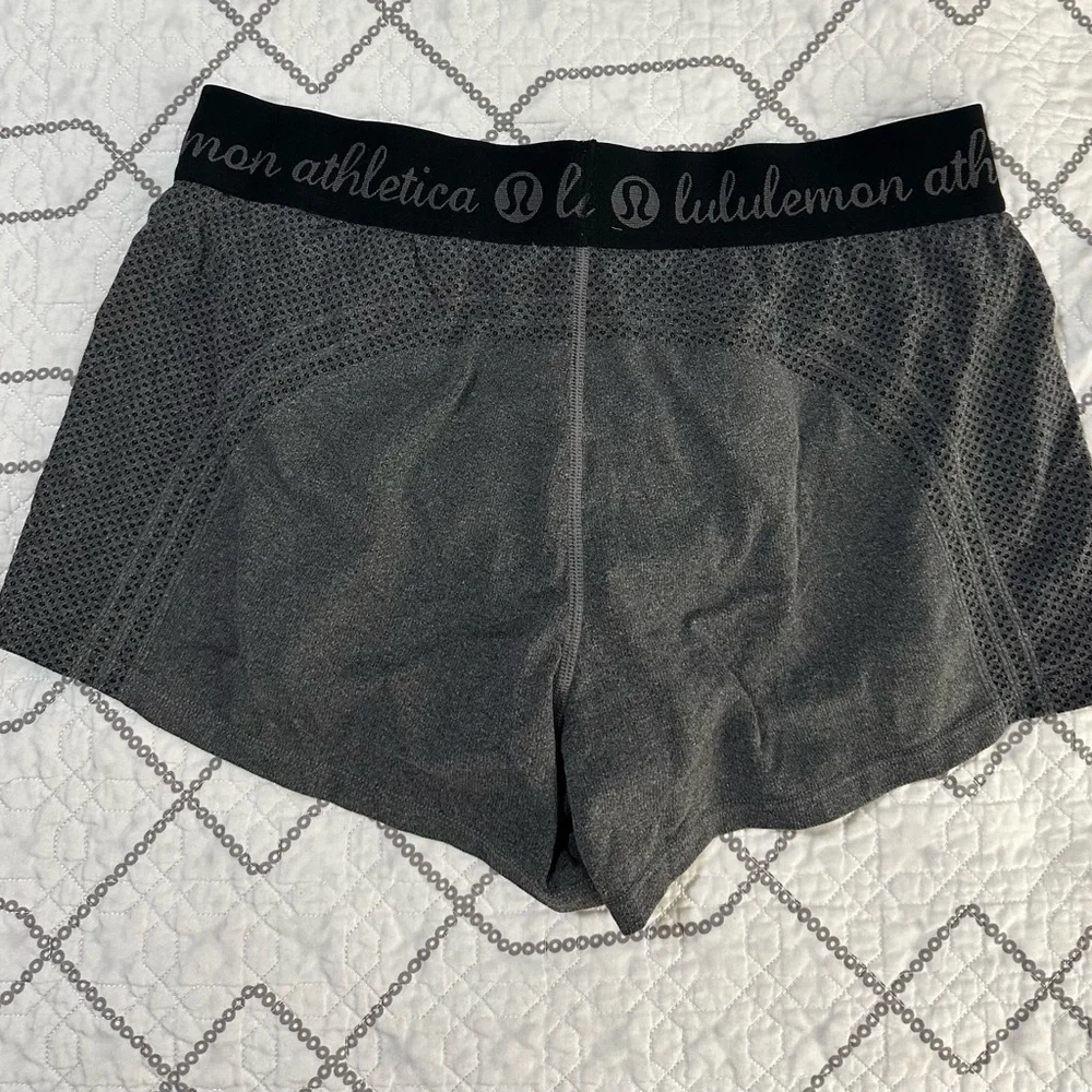 Lululemon Heather Gray Performance Shorts